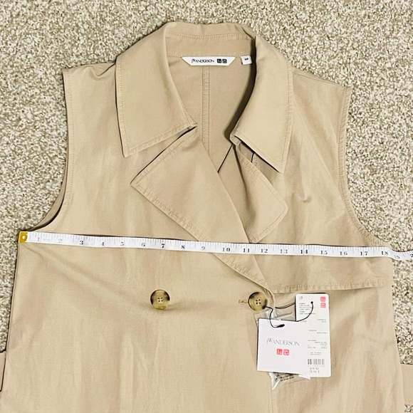 NWT JW ANDERSON x UNIQLO Beige Dress with Belt - Picture 9 of 11